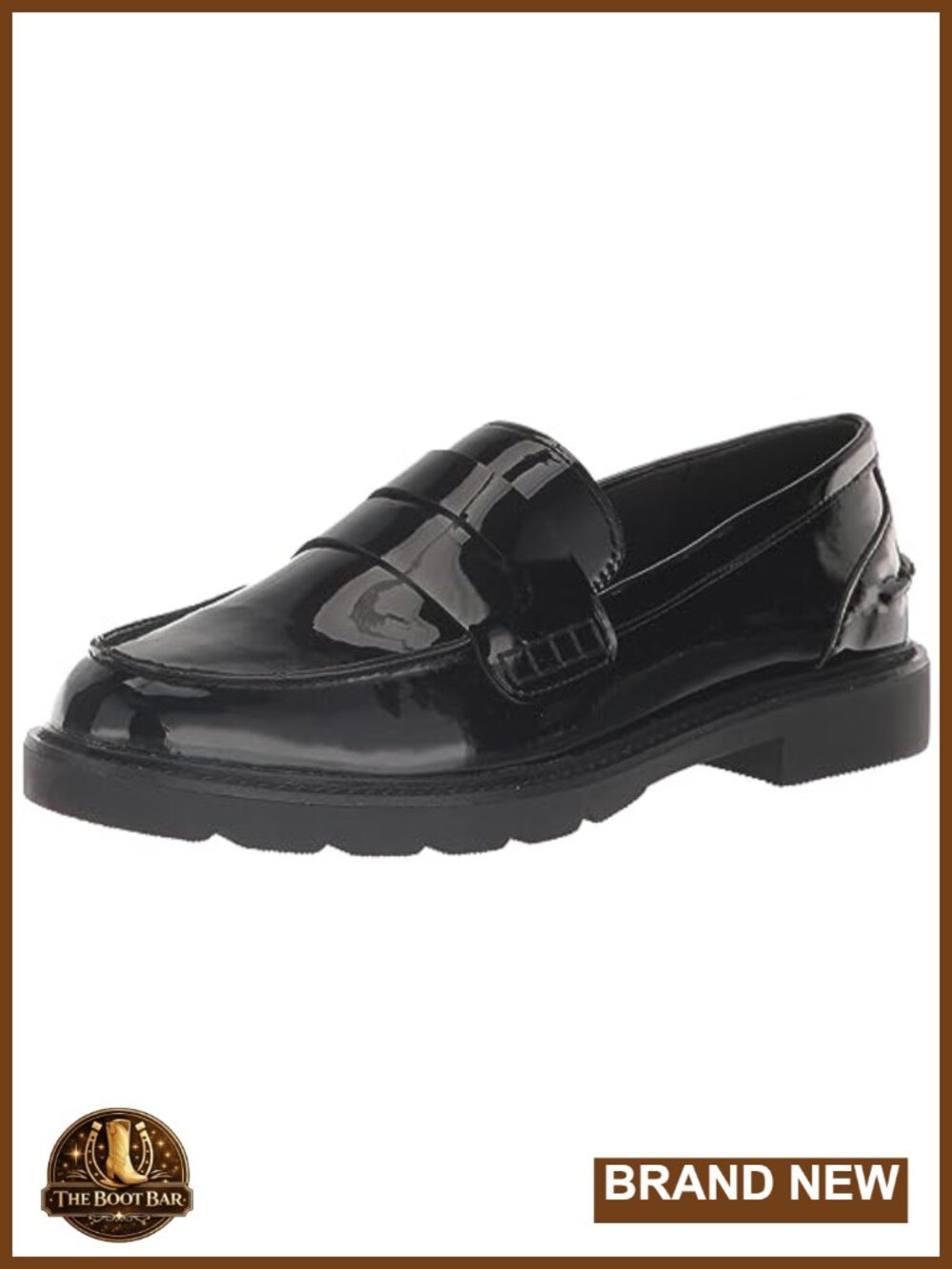 Anne Klein Emmylou Women's Leather Slip-On Loafer Shoes Almond Toe